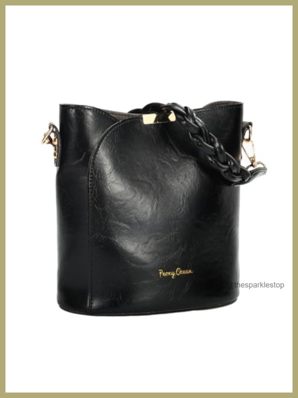 Vegan Leather Crossbody Bag with Adjustable Strap | Women's Handbag